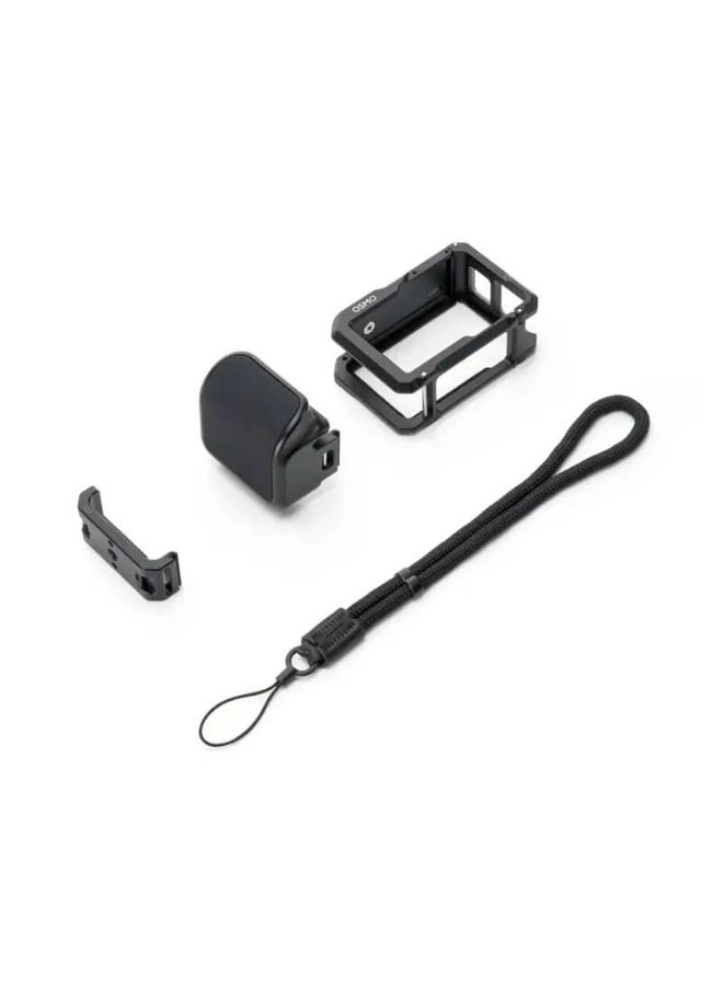 دي جي آي **إطار معدني Osmo Action 5 Pro Street Grip – تحكم مريح باليد اليمنى، تصميم تحرير سريع، حامل Cold Shoe وزر غالق كلاسيكي، لون أسود** - Image 1